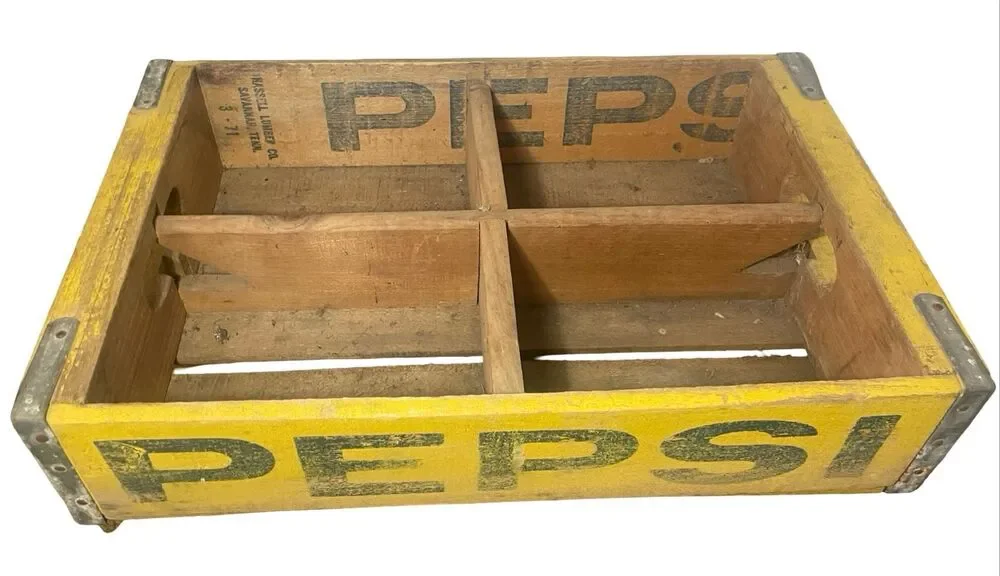 Vintage 1970’s Pepsi Cola Crate